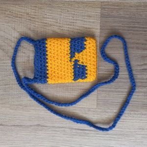 Mini Crochet Bag (Yellow, Blue)